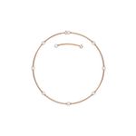 Swarovski Elegantna bronasta ogrlica s kristali Constella 5609710