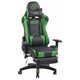 BHM Germany Gaming stol za turbo masažo, črna / zelena