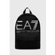 Nahrbtnik EA7 Emporio Armani črna barva - črna. Nahrbtnik iz kolekcije EA7 Emporio Armani. Model izdelan iz tekstilnega materiala. Lahek in udoben model, idealen za vsakodnevno nošenje.