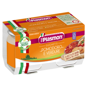 PLASMON - paradižnikova omaka brez glutena z zelenjavo 2x80g