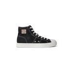 Polo Ralph Lauren Ayers Mid platnene superge moške iz nubuka črna 809P07628003.001
