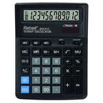 Kalkulator Rebell RE-BDC412 BX, črn, namizni, 12 številk