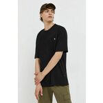 Bombažna kratka majica Dickies črna barva - črna. Kratka majica iz kolekcije Dickies, izdelana iz tanke, elastične pletenine. Model iz izjemno udobne bombažne tkanine, ki je zračna.