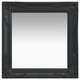 vidaXL Stensko ogledalo v baročnem stilu 50x50 cm črno