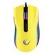 Rampage SMX-R44 Makrolu Mavi gaming miška, optični, brezžičen/žičen, 6400 dpi, beli/rdeči