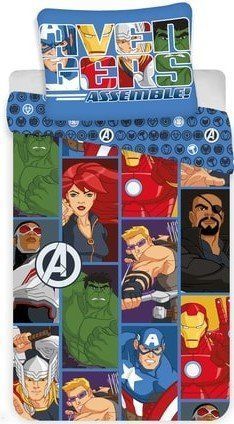 Jerry Fabrics Avengers D3 otroška posteljnina