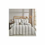 Rjava/bež bombažna podaljšana posteljnina za zakonsko posteljo 200x220 cm – Mila Home