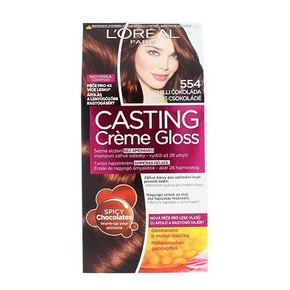 L´Oréal Paris Casting Creme Gloss barva za lase 1 ks odtenek 554 Chilli Chocolate