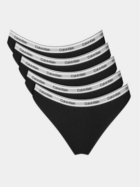 Calvin Klein Underwear Set 5 parov klasičnih spodnjih hlačk 000QD5208E Črna