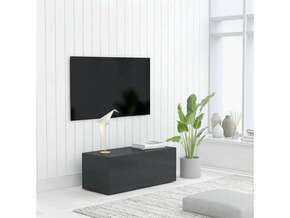 VIDAXL TV omarica siva 80x34x30 cm iverna plošča