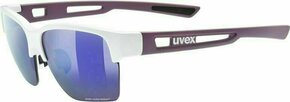 Očala Uvex vijolična barva - vijolična. Sončna očala iz kolekcije Uvex. Model s zrcalnimi stekli in okvirji iz plastike. Ima filter UV 400.