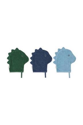 Liewood bombažni Sylvester Washcloth 3-pack modra LW20171.9BY2