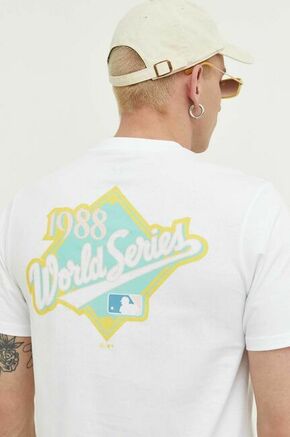 Kratka majica 47brand MLB Los Angeles Dodgers bela barva - bela. Kratka majica iz kolekcije 47brand