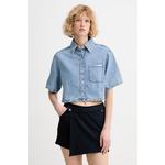 Calvin Klein Jeans Srajca ženska denimasta modra LV047F498G