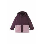 Otroška zimska jakna Reima Luhanka vijolična barva - vijolična. Otroška zimska jakna iz kolekcije Reima. Podložen model, izdelan iz vodoodpornega materiala z visoko zračnostjo.