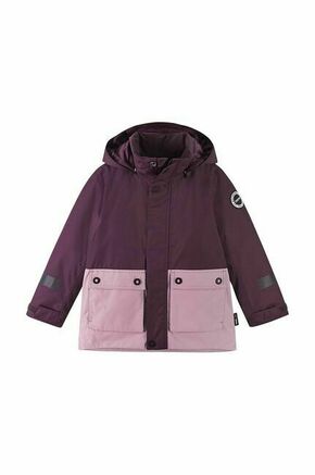 Otroška zimska jakna Reima Luhanka vijolična barva - vijolična. Otroška zimska jakna iz kolekcije Reima. Podložen model