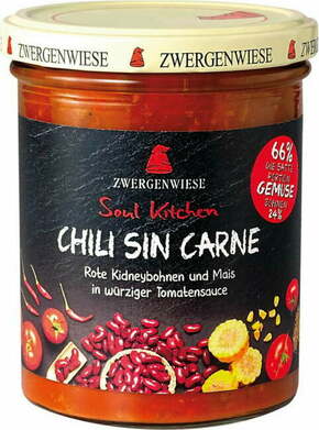 Zwergenwiese Bio Soul Kitchen Chili sin Carne - 370 g