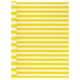 Balkonsko platno rumeno in belo 120x400 cm HDPE