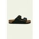 Birkenstock natikači Arizona - črna. Natikači iz zbirke Birkenstock. Model narejen iz ekološkega usnja.