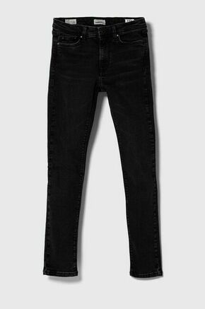 Otroške kavbojke Pepe Jeans Pixlette - črna. Kavbojke iz kolekcije Pepe Jeans. Model izdelan iz spranega jeansa.