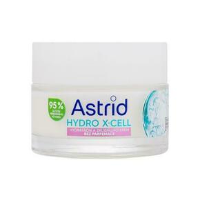 Astrid Hydro X-Cell Hydrating &amp; Soothing Cream vlažilna in pomirjajoča krema brez parfuma 50 ml za ženske