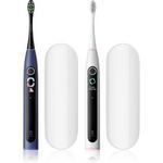 OCLEAN sonična električna zobna ščetka X Lite Set Duo, temno modra in siva, OCETXLITESETDUO