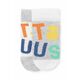 Nogavice za dojenčka Tous 2-pack siva barva - siva. Nogavice za dojenčka iz kolekcije Tous. Model izdelan iz vzorčaste pletenine.