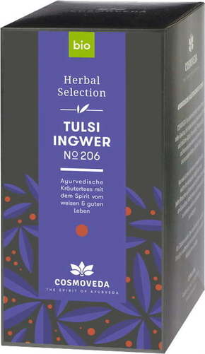 Cosmoveda Ekološki čaj Tulsi ingver - 17 vreč
