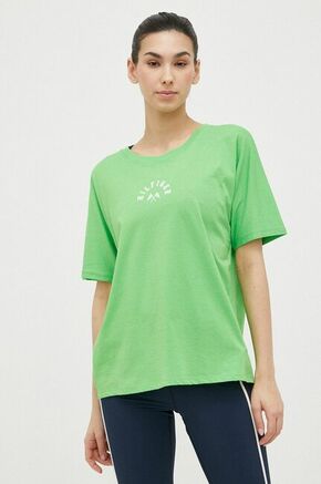 Bombažna kratka majica Tommy Hilfiger zelena barva - zelena. Kratka majica iz kolekcije Tommy Hilfiger. Model izdelan iz materiala