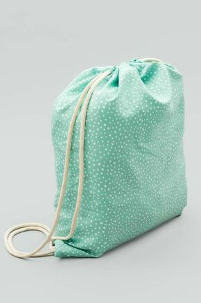 Otroški nahrbtnik zippy zelena barva - zelena. Otroške nahrbtnik tipa vreča iz kolekcije zippy. Model izdelan iz tekstilnega materiala.