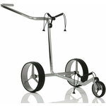 Jucad Carbon 3-Wheel Silver/Black Ročni voziček za golf