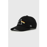 Bombažna bejzbolska kapa American Needle Pink Floyd črna barva - črna. Kapa s šiltom vrste baseball iz kolekcije American Needle. Model izdelan iz tkanine z nalepko.
