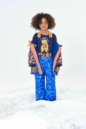 Otroške smučarske hlače Marc Jacobs - modra. Otroški hlače iz kolekcije Marc Jacobs. Model izdelan iz vzorčastega materiala.