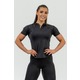 Nebbia Compression Zipper Shirt INTENSE Ultimate Black/Gold M Fitnes majica