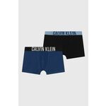 Otroške boksarice Calvin Klein Underwear 2-pack mornarsko modra barva - mornarsko modra. Otroški boksarice iz kolekcije Calvin Klein Underwear. Model izdelan iz gladke, elastične, udobne pletenine. V kompletu sta dva para.