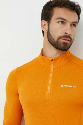 Funkcionalna majica z dolgimi rokavi Montane Dart Zip oranžna barva - oranžna. Funkcionalna majica z dolgimi rokavi iz kolekcije Montane. Model izdelan iz hitrosušečega materiala.