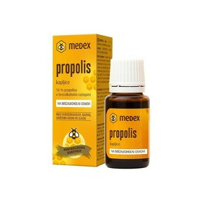 Kapljice Propolis na brezalkoholni osnovi Medex (15 ml)