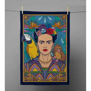 Kuhinjska krpa 50x70 cm Frida ArtDeco – Frida Kahlo