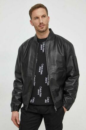 Usnjena jakna Calvin Klein moška