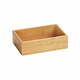 Škatla za shranjevanje iz bambusa Wenko Terra, mere 15 x 4,5 x 10 cm