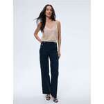 Wide leg hlače mornarsko modra SS 2026