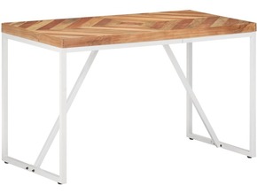 VIDAXL Jedilna miza 120x60x76 cm trden akacijev in mangov les