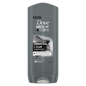 Dove Men + Care Charcoal + Clay gel za prhanje 400 ml za moške