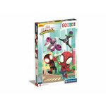 Clementoni - Puzzle Maxi 60 Marvel: Spidey in njegovi neverjetni prijatelji