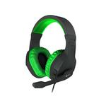 Genesis Argon 200 gaming slušalke, zelene, 3.5 mm, mikrofon
