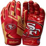 San Francisco 49ers Wilson NFL Stretch Fit rokavice