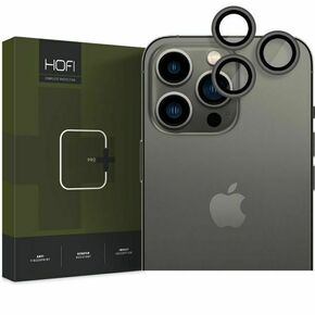 Zaščitno kaljeno steklo za kamero iPhone 15 PRO / 15 PRO MAX Hofi Camring Pro+ Black