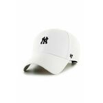 Kapa s šiltom 47 brand MLB New York Yankees bela barva, B-BRMPS17WBP-WHA - bela. Kapa s šiltom vrste baseball iz kolekcije 47 brand. Model izdelan iz tkanine z nalepko.