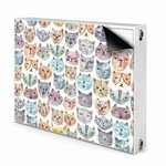 tulup.si Dekoracija za radiatorje Akvarelne mačke 100x60 cm