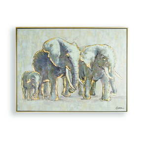 Ročno slikana slika Graham &amp; Brown Elephant Family